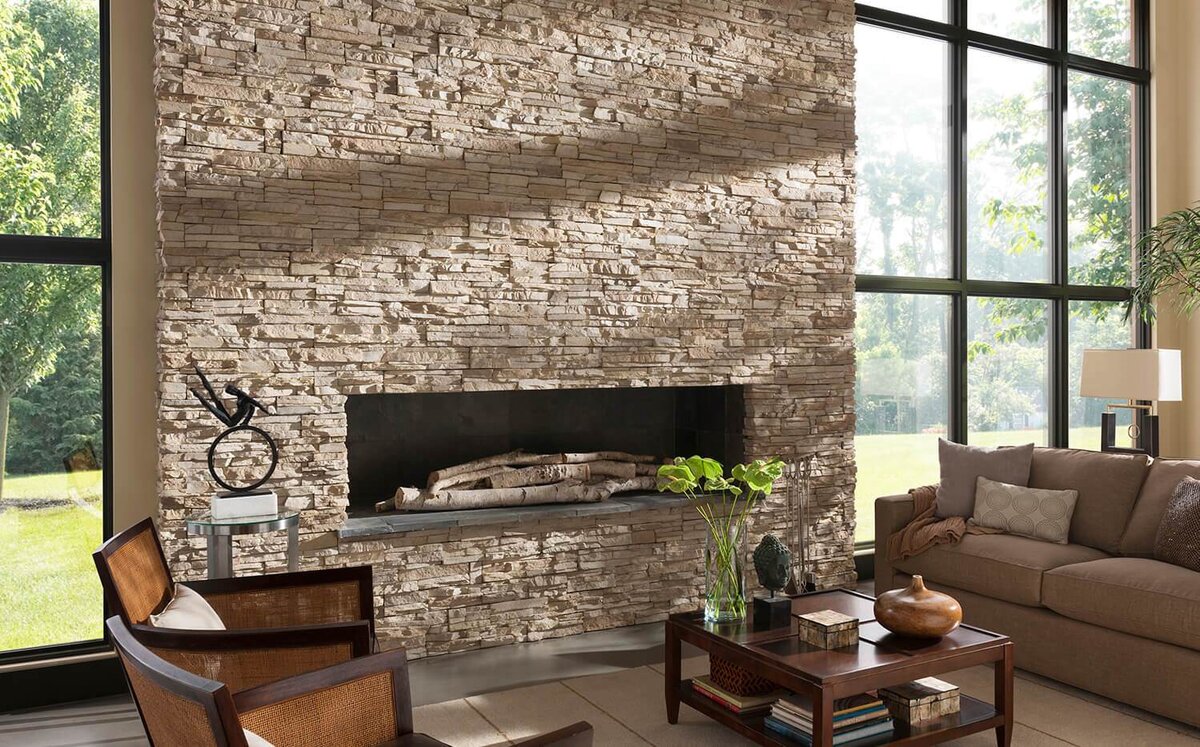 камень в отделке интерьера