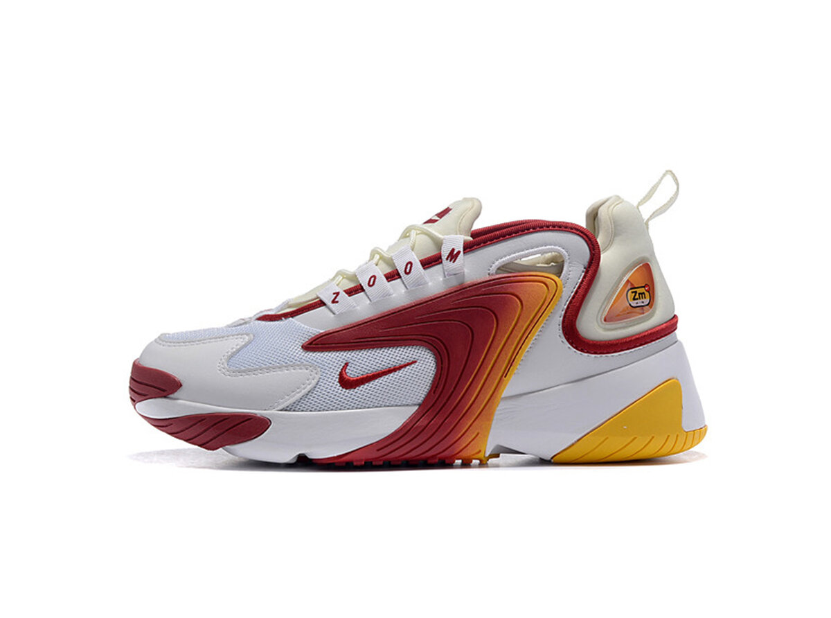 Nike zoom 2k red yellow on sale