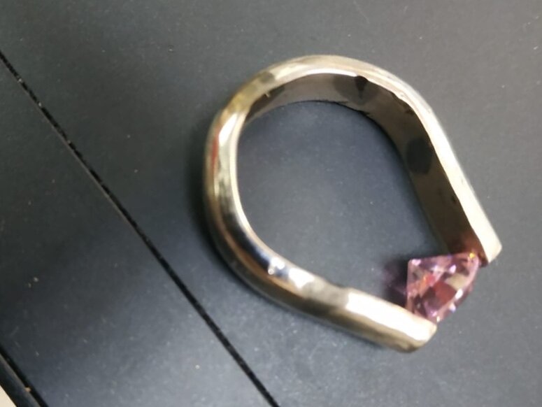 Фото автора. Кольцо ювелира.