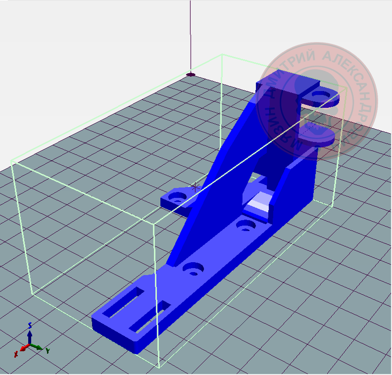 3d модель крепления