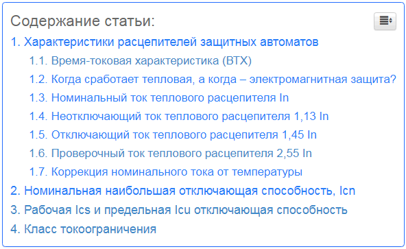 Содержание статьи