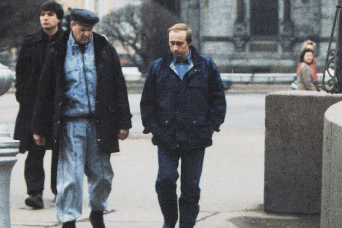 Анатолий Собчак и Владимир Путин 90