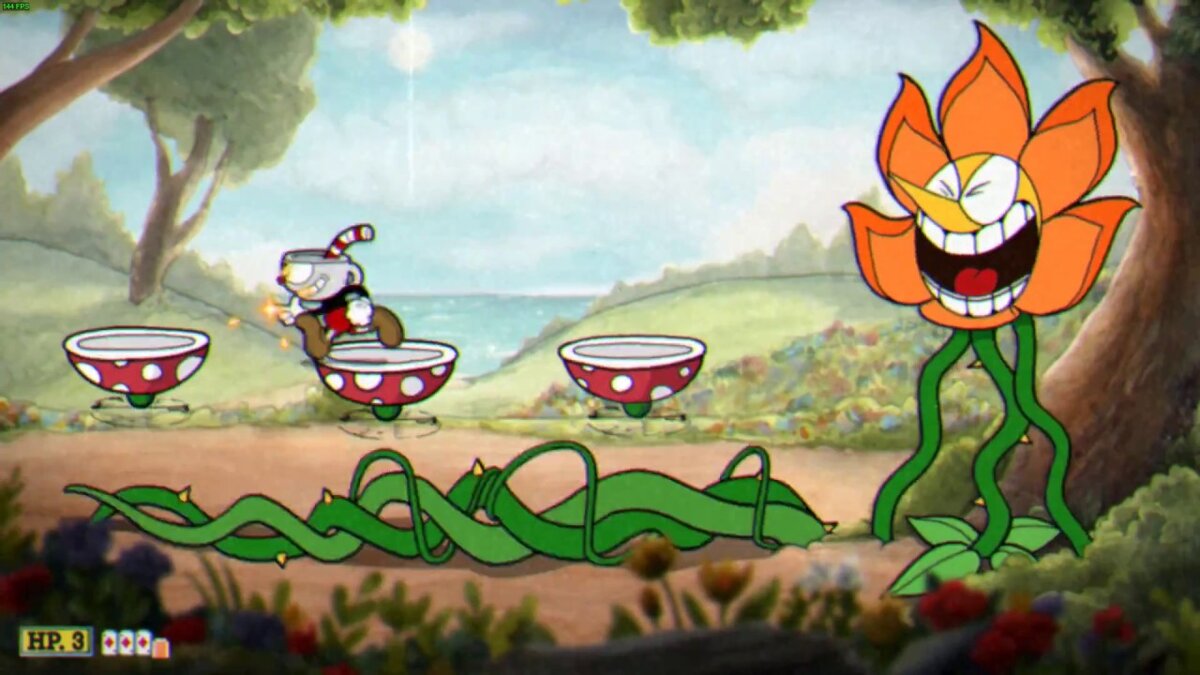 Первые боссы в Cuphead. | GameHunter | Игровой блог | Дзен