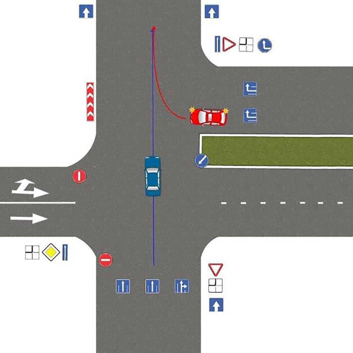 Кто виноват в ДТП?