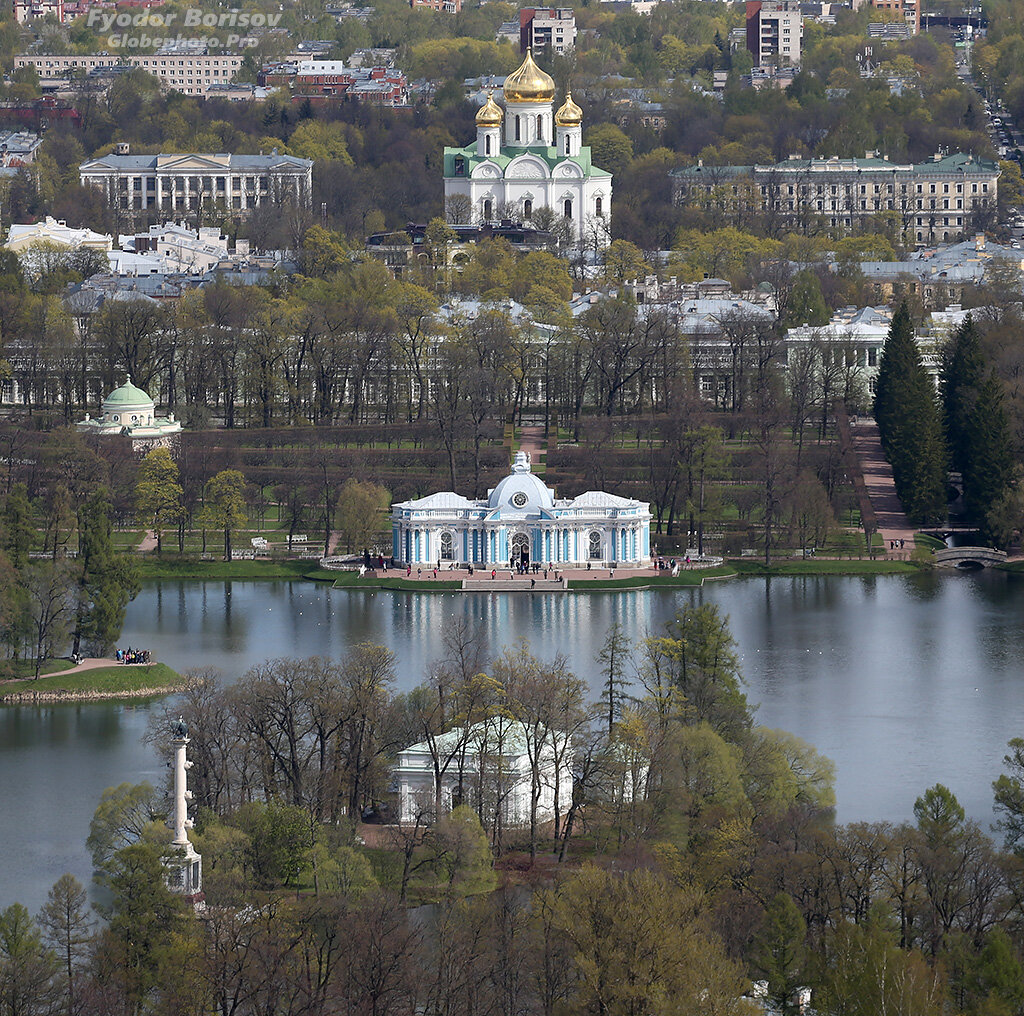 1. Вид на Екатерининский парк. Такая вот перспектива с высоты. 