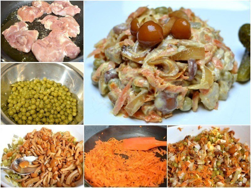 Как приготовить вкусный салат "Хуторок" - фото по шагово