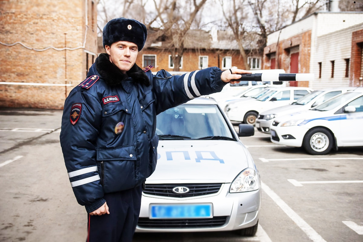 Фото в полиции в машине