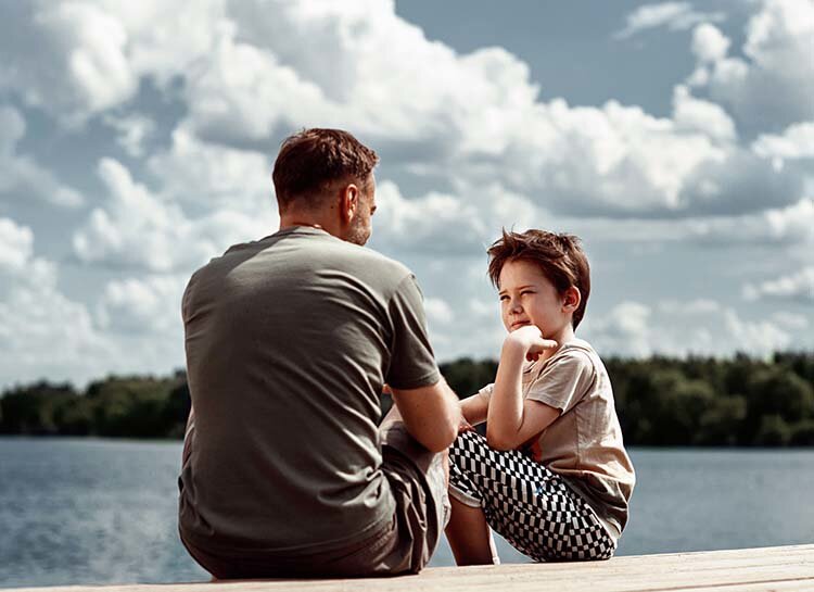 Дмитрий Шепелев с сыном Платоном