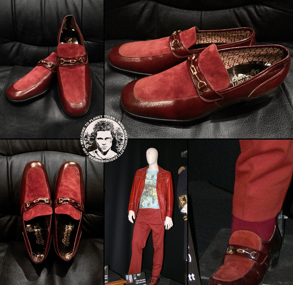 Костюм с футболкой с Мотокроссом и Бордово-Красными Лоуаферами