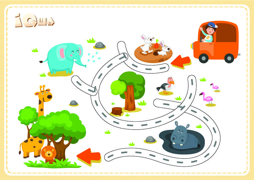 Лабиринт для детей 3 лет