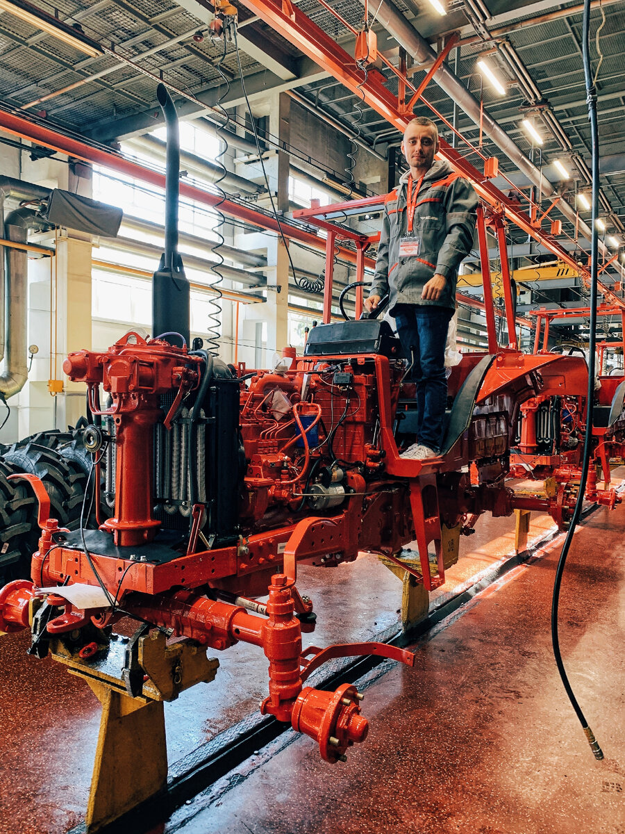 Мтз 50 на конвейере