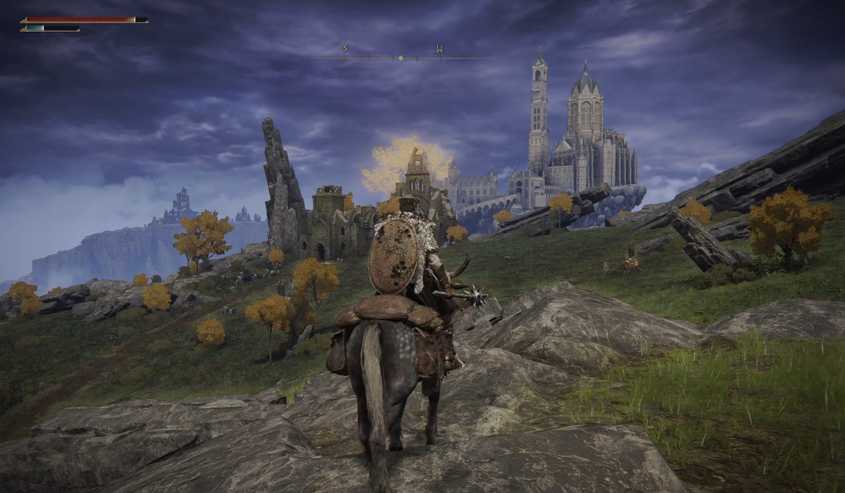 Просто смотря вперёд, можно наметить себе 4 точки интереса. 