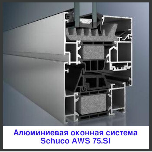 Описание алюминиевой оконной системы Schuco AWS 75.SI+ с максимальной теплоизоляцией