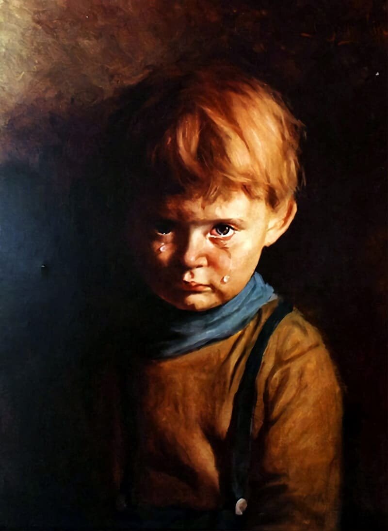 Джованни Браголин «Плачущий мальчик», 1950-е годы
Местонахождение: Частная коллекция