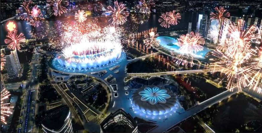 Церемония открытия XIX летних Азиатских игр