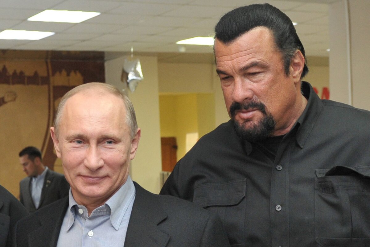 Владимир Путин и Стивен Сигал / kuznya.info