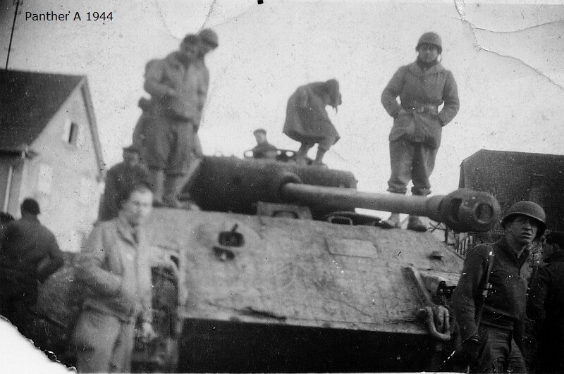 Panther Ausf. A. Машина была брошена на улицах Франции в 1944 году