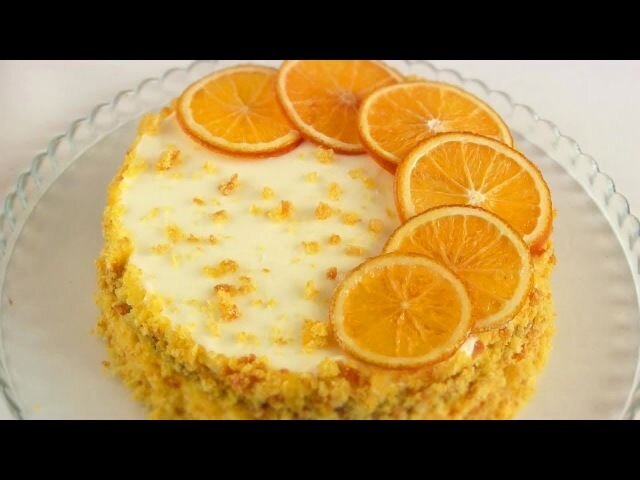 Торт-суфле “Апельсиновый рай