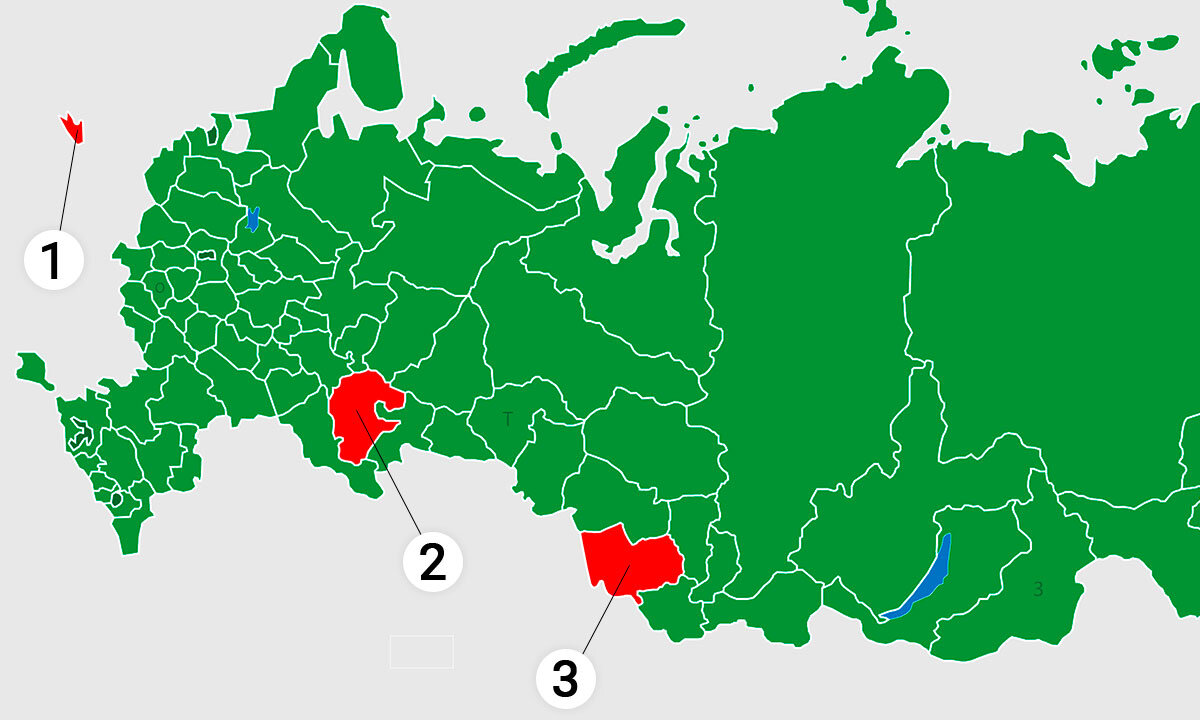 Карта башкирия на карте россии