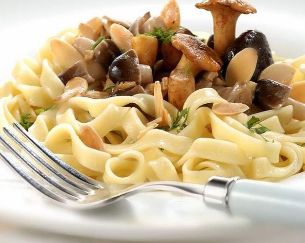 тальятелле с грибами