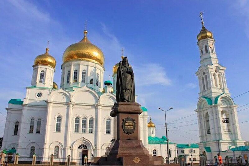 Ростов на Дону ночной собор