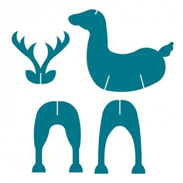  Хорошая тема для фотосессий и декора двора, например. Схема как вырезать/выпиливать:  
 
 