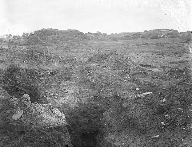 Навкратис в 1885 году. Фото Флиндерса Питри.