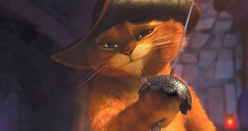                                   Кадр из фильма "Кот в сапогах" 2011 года. DreamWorks.