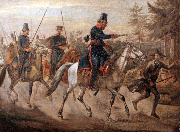 Воин 1812 года картинка