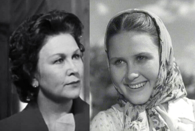 Людмила Сосюра, справа в образе Маруси