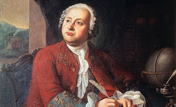 Портрет М.В. Ломоносова. Художник Л.С. Миропольский