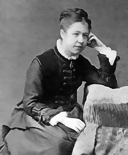 Елена Поленова в 1874 году, тут ей 23