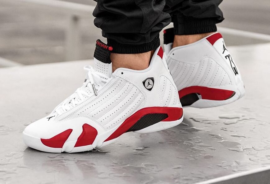 Air jordan 14 store candy cane 2018