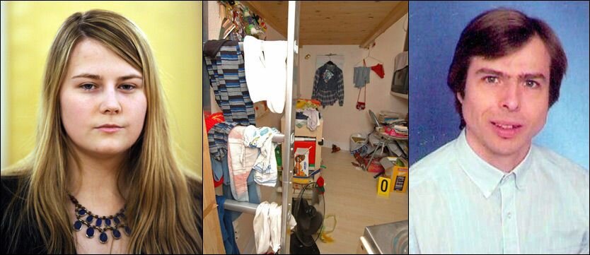 Наташа Кампуш, ее комната и похититель.