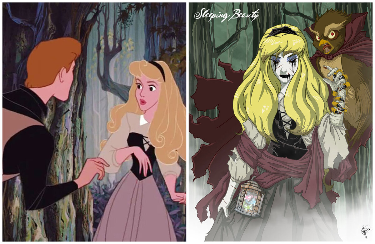 Вот, видите? Принц ее в лесу нашел.