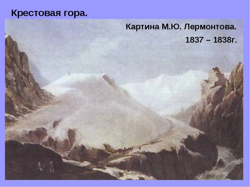 Вершины гор Наброски Лермонтова