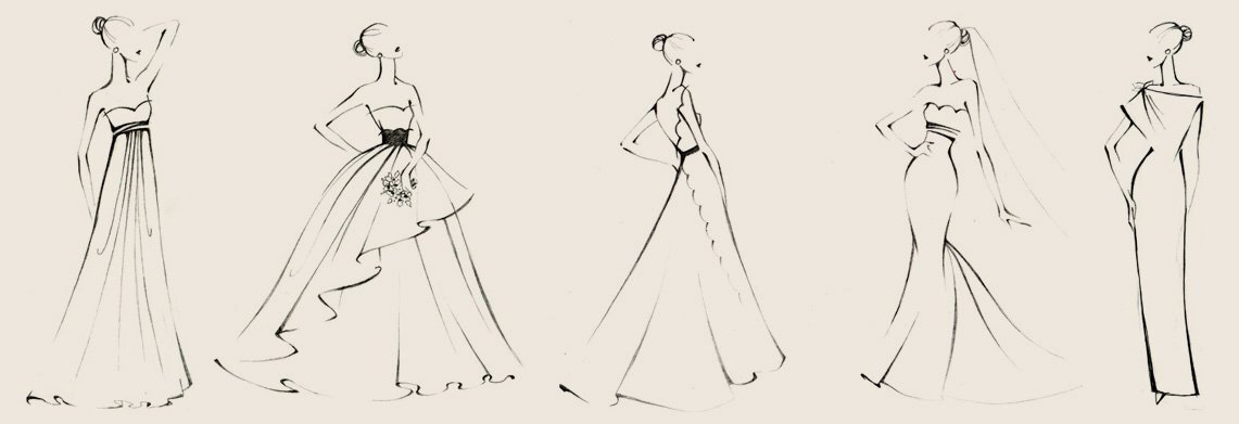 Стили свадебных платьев 