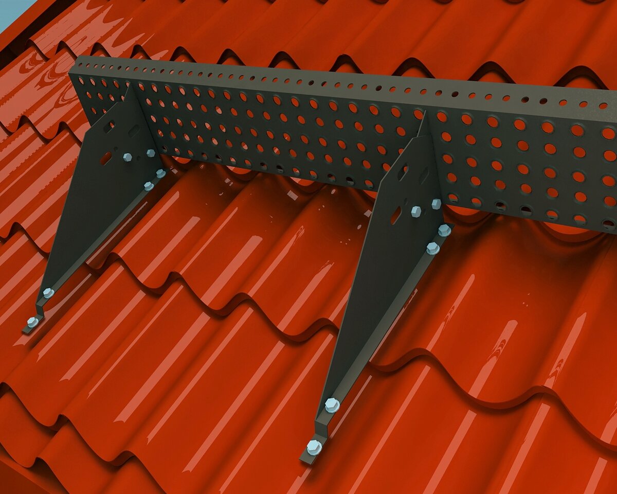 Решетчатый снегозадержатель