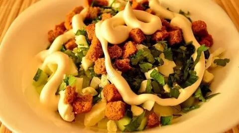 Хрустящий Оливье