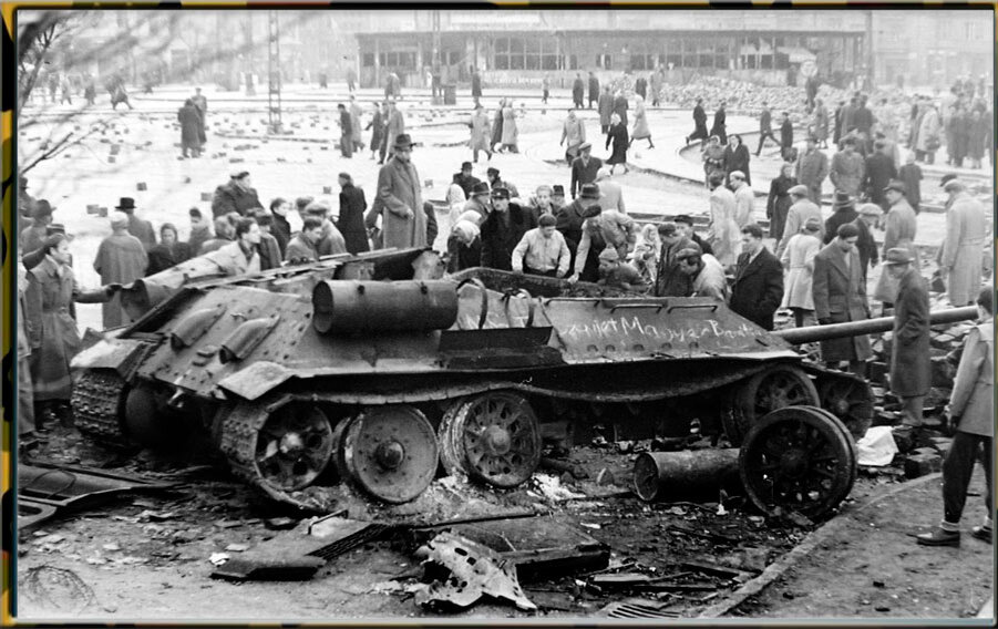 Все, что осталось от советского танка (фото с сайта pinterest.com)