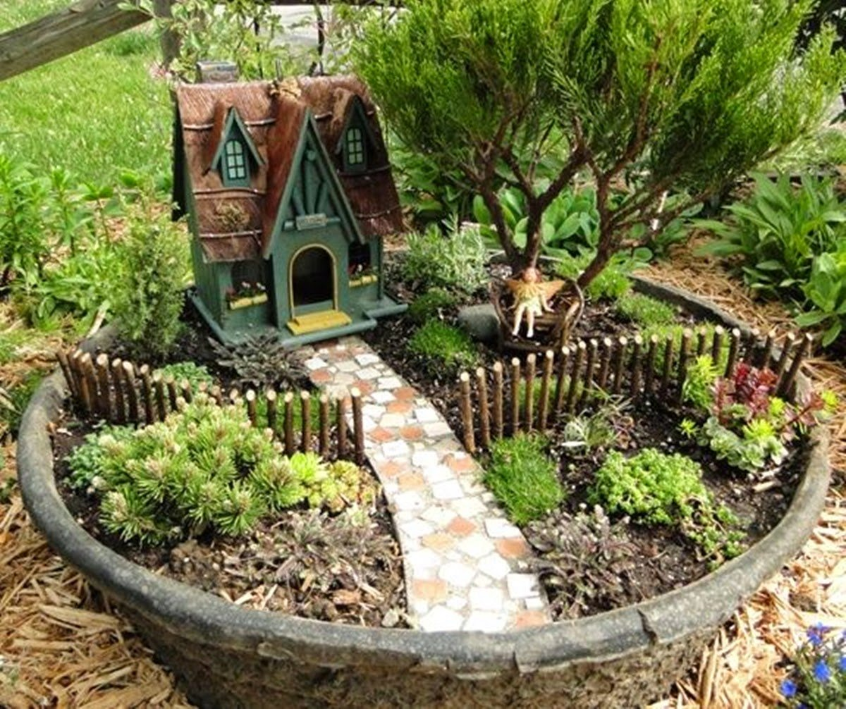 Гарденинг миниатюрный сад