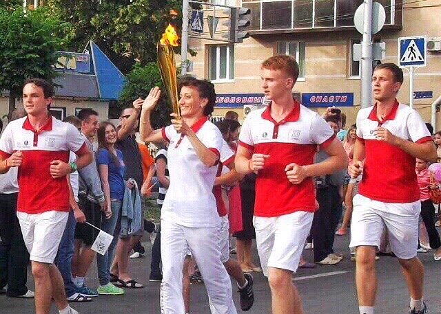 Эстафета огня Универсиады 2013 года