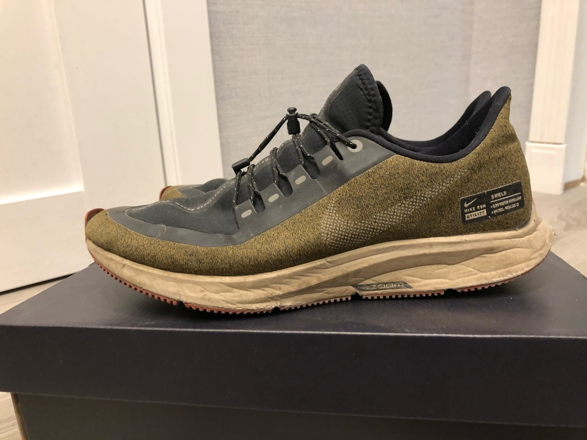 Nike pegasus после года использования. 