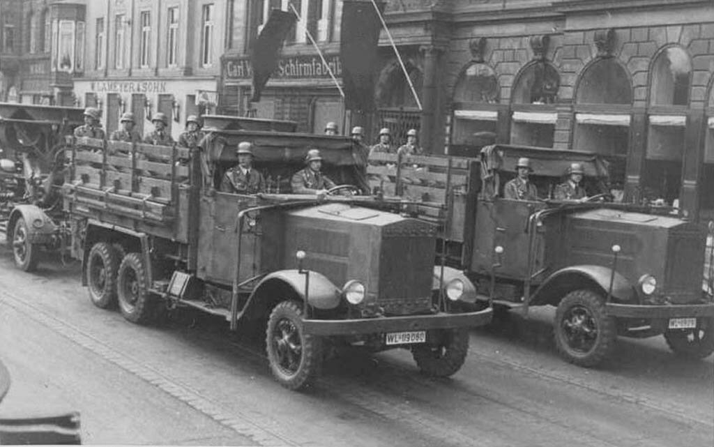Военные автомобили Бенц 1917г