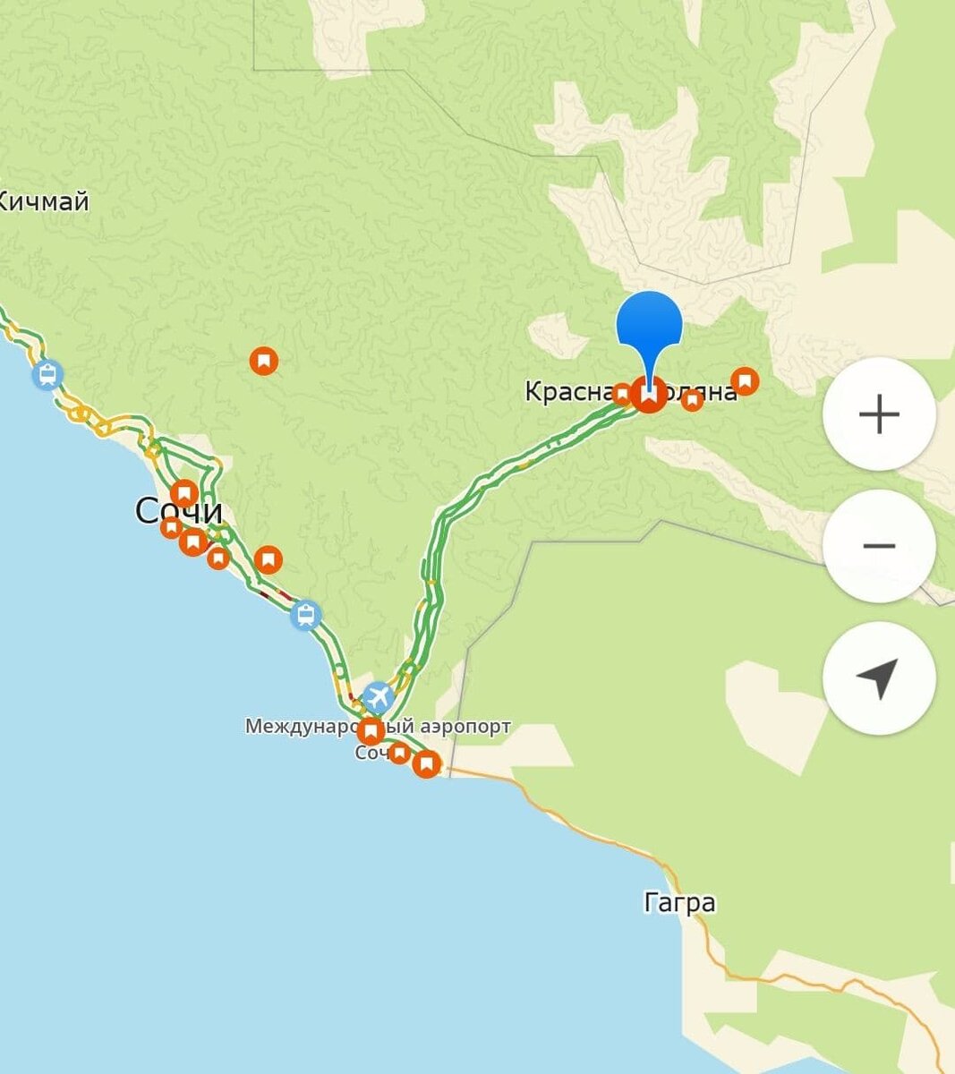 Как добраться до деревни Красная Поляна и ресторана "Яблоки печем"