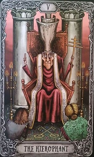 Аркан Иерофан Таро темный особняк