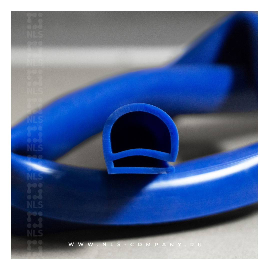 е-образный силиконовый профиль, изготовленный экструзионным способом