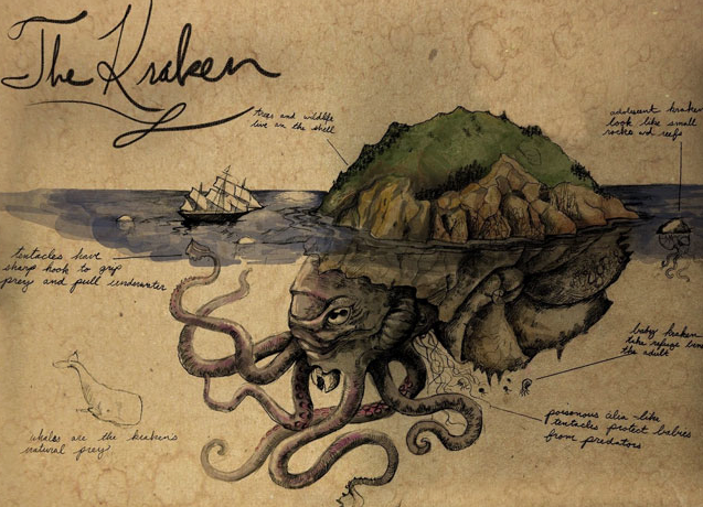 Нечто подобное было в умах людей, когда они говорили про Кракена в начале его истории