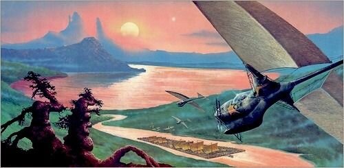 "Атака глайдеров на Месклине"