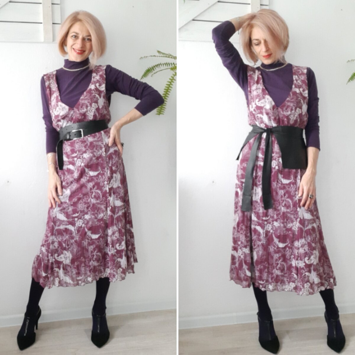 Платье и водолазка из секонд-хэнда